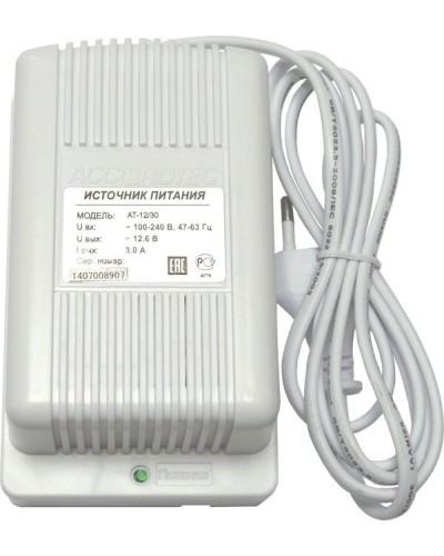AT-12/30 (белый). Источник стабилизированного питания. AccordTec в Пскове
