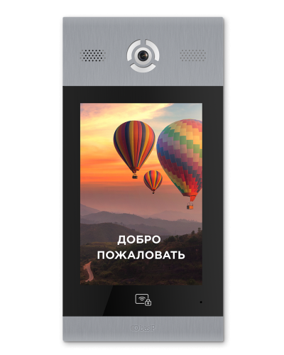 AA-14FB SILVER. Вызывная панель подъездного IP-домофона. BAS-IP в Пскове