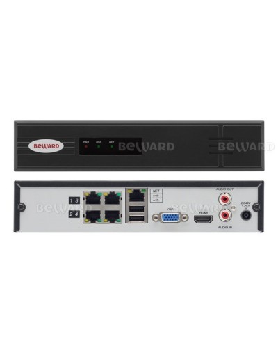 BK0104H2-P4. IP-видеорегистратор 4-канальный. Beward в Пскове