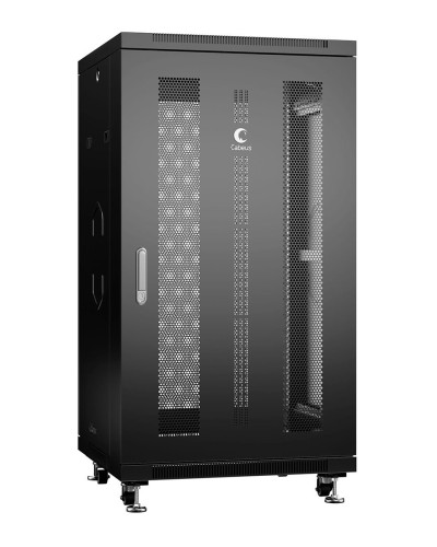 ND-05C-22U60/80-BK (8563c). Шкаф телекоммуникационный 19 напольный 22U. CABEUS в Пскове