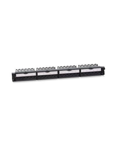 PL-24-KJ-RJ45-Cat.6a-180T (11832c): Патч-панель 19" (1U), 24 порта RJ-45, категория 6a, с задним кабельным организатором в Пскове