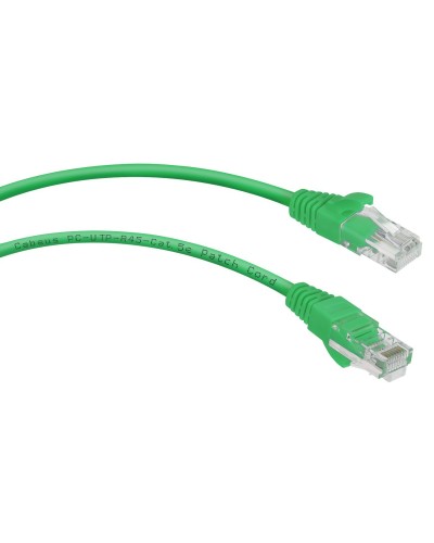 PC-UTP-RJ45-Cat.5e-1.5m-GN (7692c), зелёный. Патч-корд медный. CABEUS в Пскове