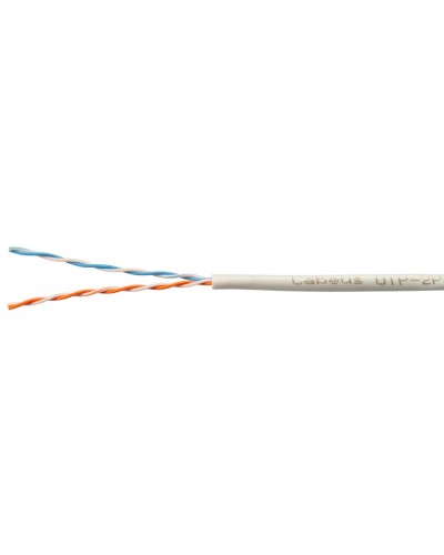 UTP-2P-Cat.5e-SOLID-GY-LIGHT-100 (11078c-5). Кабель «витая пара» (LAN) для структурированных систем связи. CABEUS в Пскове