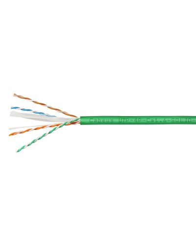UTP-4P-Cat.6-SOLID-LSLTx-GN-100 (11139c-5). Кабель «витая пара» (LAN) для структурированных систем связи. CABEUS в Пскове