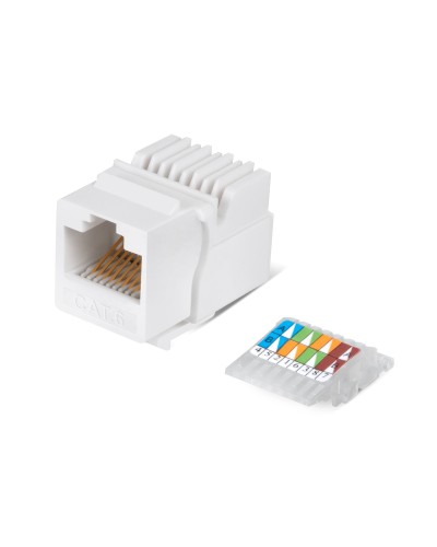 KJ-RJ45-Cat.6-Toolless (7959c): Вставка Keystone Jack RJ-45 в Пскове