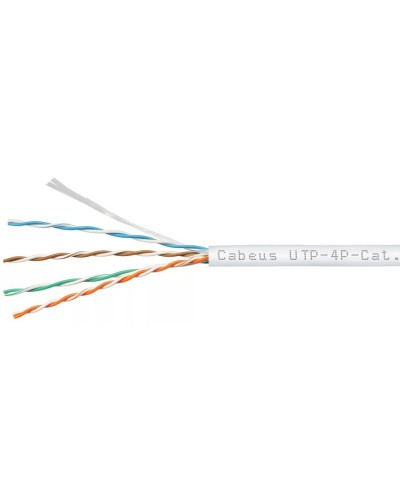 UTP-4P-Cat.5e-SOLID-LSZH-GY (9776c). Кабель «витая пара» (LAN) для структурированных систем связи. CABEUS в Пскове