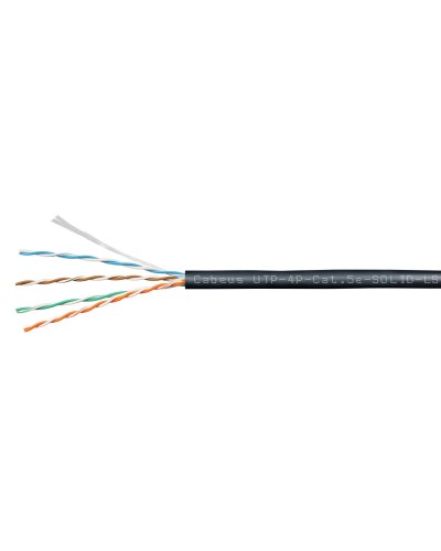UTP-4P-Cat.5e-SOLID-LSZH-BK (9781c). Кабель «витая пара» (LAN) для структурированных систем связи. CABEUS в Пскове