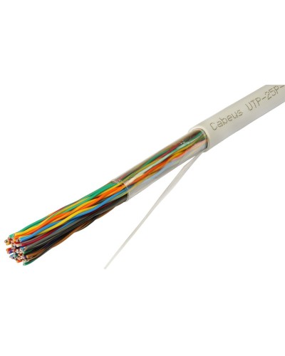 UTP-25P-Cat.5-IN (7281c). Кабель «витая пара» (LAN) для структурированных систем связи. CABEUS в Пскове