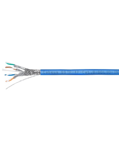 SSTP-4P-Cat.8-SOLID-IN-LSZH-BL-100 (7750c-1). Кабель «витая пара» (LAN) для структурированных систем связи. CABEUS в Пскове