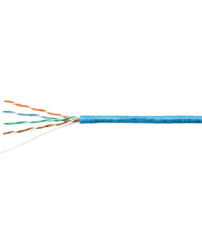 UTP-4P-Cat.5e-SOLID-BL-100 (7248c-5). Кабель «витая пара» (LAN) для структурированных систем связи. CABEUS в Пскове