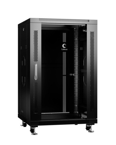 SH-05C-22U60/100-BK (8540c). Шкаф телекоммуникационный 19 напольный 22U. CABEUS в Пскове