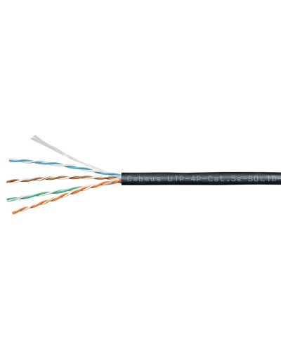 UTP-4P-Cat.6-SOLID-OUT-LSZH-UV-100 (9641c-5). Кабель «витая пара» (LAN) для структурированных систем связи. CABEUS в Пскове
