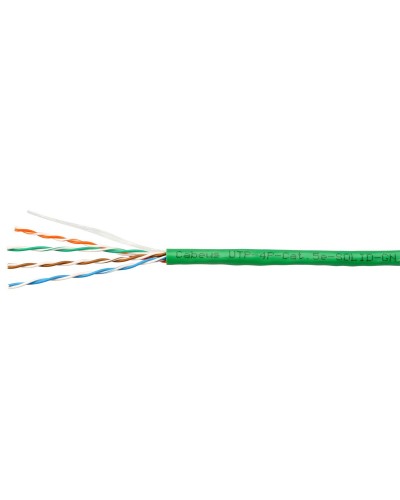 UTP-4P-Cat.5e-SOLID-GN (7250c). Кабель «витая пара» (LAN) для структурированных систем связи. CABEUS в Пскове