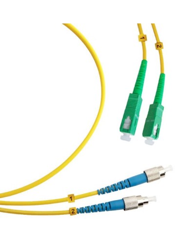 FOP(d)-9-SC/APC-FC/UPC-10m (8127c). Патч-корд оптический. CABEUS в Пскове