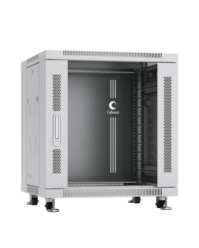 SH-05C-12U60/80 (7646c). Шкаф телекоммуникационный 19 напольный 12U. CABEUS в Пскове
