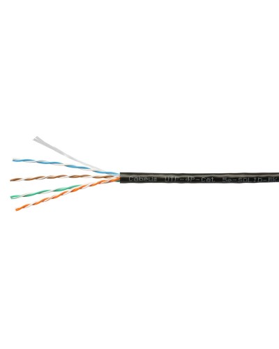 UTP-4P-Cat.5e-SOLID-BK-100 (7252c-5). Кабель «витая пара» (LAN) для структурированных систем связи. CABEUS в Пскове