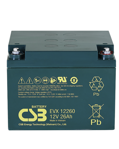 CSB EVX 12260. Аккумулятор герметичный свинцово-кислотный. CSB в Пскове