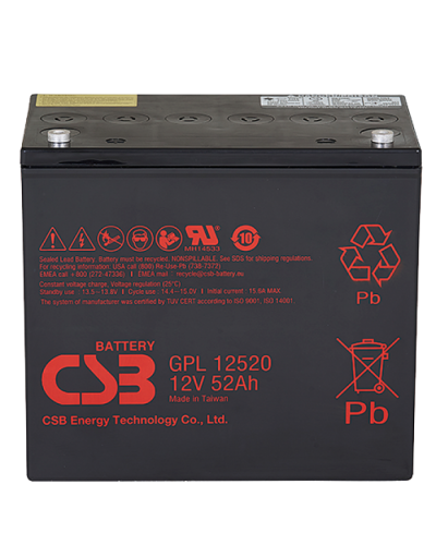 CSB GPL 12520. Аккумулятор герметичный свинцово-кислотный. CSB в Пскове