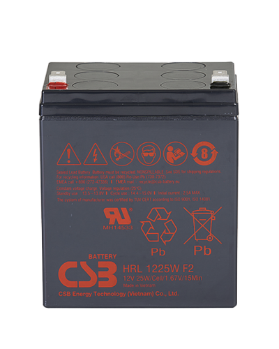 CSB HRL 1225W. Аккумулятор герметичный свинцово-кислотный. CSB в Пскове
