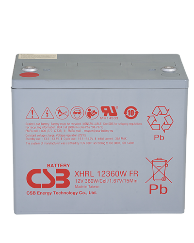 CSB XHRL 12360W FR. Аккумулятор герметичный свинцово-кислотный. CSB в Пскове
