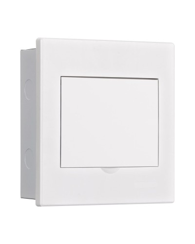Корпус ЩРВ-М 6 модулей IP41 встраиваемый белая дверь (31101DEK). Корпус пластиковый. DEKraft в Пскове
