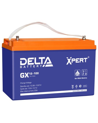 Delta GX 12-100. Аккумулятор герметичный свинцово-кислотный. Delta в Пскове
