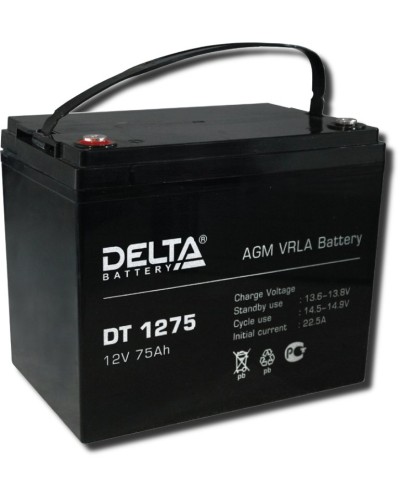 Delta DT 1275. Аккумулятор герметичный свинцово-кислотный. Delta в Пскове