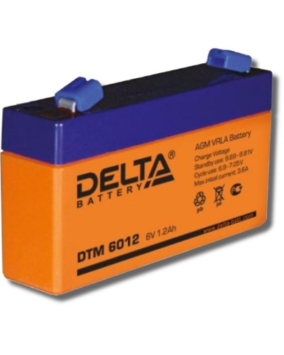 Delta DTM 6012. Аккумулятор герметичный свинцово-кислотный. Delta в Пскове