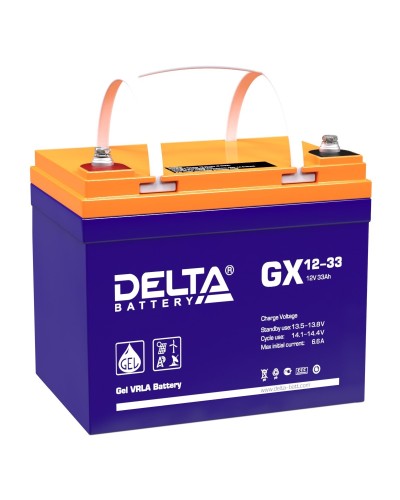 Delta GX 12-33. Аккумулятор герметичный свинцово-кислотный. Delta в Пскове
