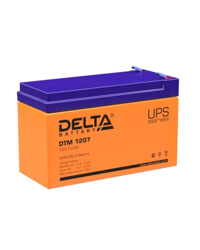 Delta DTM 1207. Аккумулятор герметичный свинцово-кислотный. Delta в Пскове