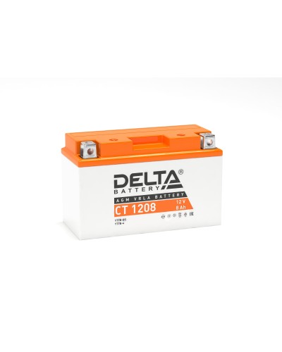 Delta CT 1208. Аккумулятор герметичный свинцово-кислотный стартерный. Delta в Пскове