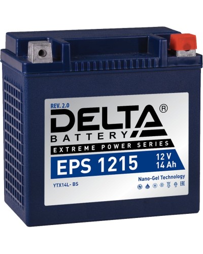 Delta EPS 1215. Аккумулятор герметичный свинцово-кислотный стартерный. Delta в Пскове