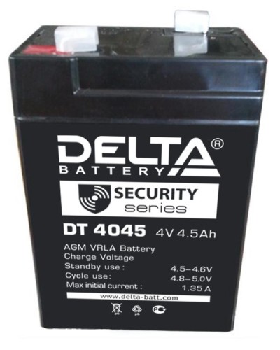 Delta DT 4045 (47мм). Аккумулятор герметичный свинцово-кислотный. Delta в Пскове