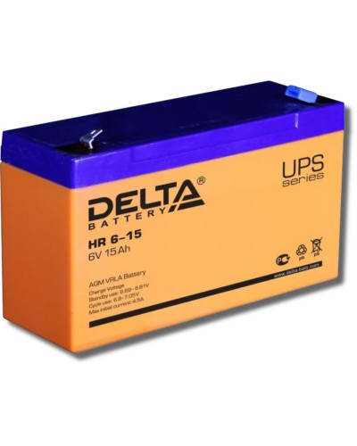 Delta HR 6-15. Аккумулятор герметичный свинцово-кислотный. Delta в Пскове