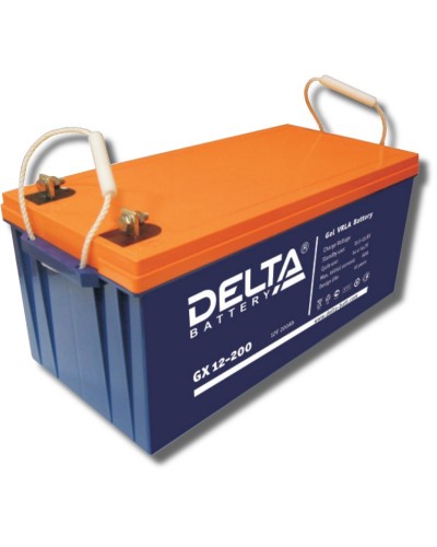 Delta GX 12-200. Аккумулятор герметичный свинцово-кислотный. Delta в Пскове