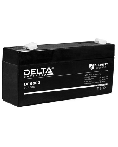 Delta DT 6033 (125мм). Аккумулятор герметичный свинцово-кислотный. Delta в Пскове