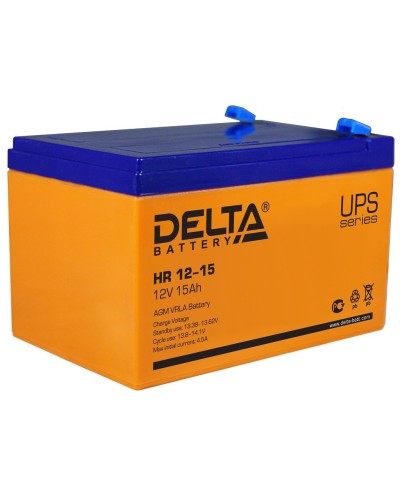 Delta HR 12-15. Аккумулятор герметичный свинцово-кислотный. Delta в Пскове