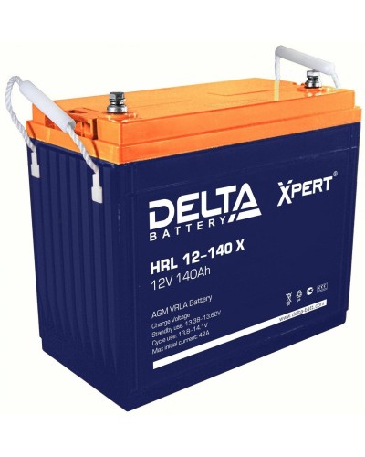 Delta HRL 12-140 X. Аккумулятор герметичный свинцово-кислотный. Delta в Пскове