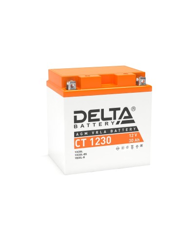 Delta CT 1230. Аккумулятор герметичный свинцово-кислотный стартерный. Delta в Пскове