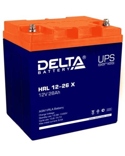 Delta HRL 12-26 X. Аккумулятор герметичный свинцово-кислотный. Delta в Пскове