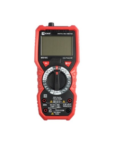 Мультиметр цифровой MS18C Expert (In-180701-pm18C). Мультиметр цифровой. EKF в Пскове