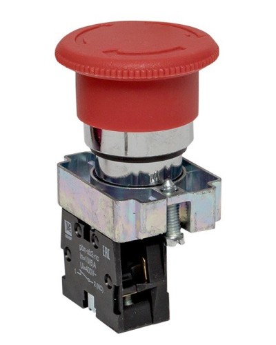 BS542 поворотная красная грибок NC (xb2-bs542). Кнопка поворотная красная грибок. EKF в Пскове