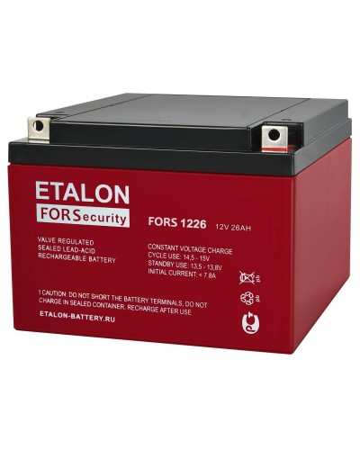 ETALON FORS 1226. Аккумулятор герметичный свинцово-кислотный. ETALON в Пскове