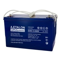 A.ETALON AHRX 12-500W (100). Аккумулятор герметичный свинцово-кислотный. ETALON