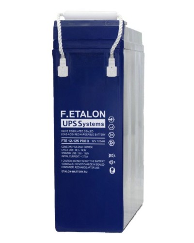 F.ETALON FTE 12-125 PRO X. Аккумулятор герметичный свинцово-кислотный. ETALON в Пскове