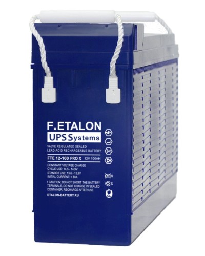 F.ETALON FTE 12-100 PRO X. Аккумулятор герметичный свинцово-кислотный. ETALON в Пскове