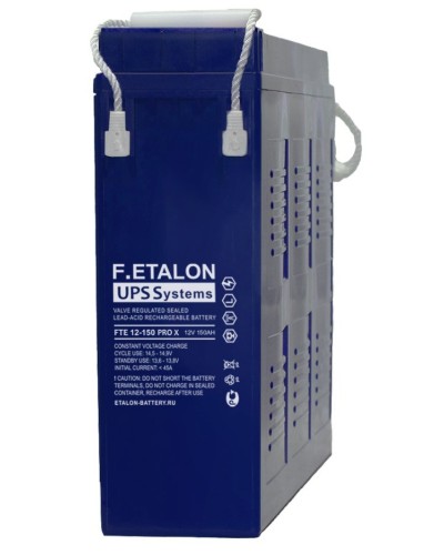 F.ETALON FTE 12-150 PRO X. Аккумулятор герметичный свинцово-кислотный. ETALON в Пскове