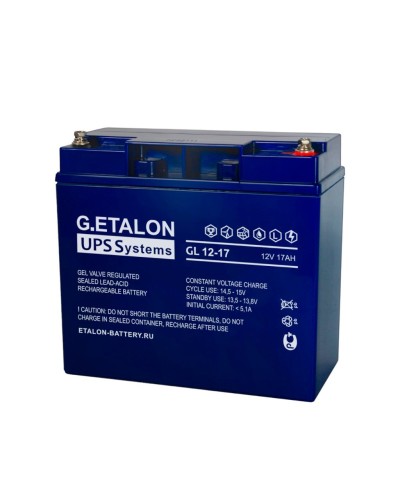 G.ETALON GL 12-17. Аккумулятор герметичный свинцово-кислотный. ETALON в Пскове