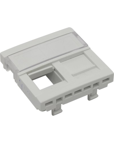 Вставка для 2-х модулей под RJ-45 кат.5e UTP, белая (45971 SBR): Вставка для 2-х модулей в Пскове