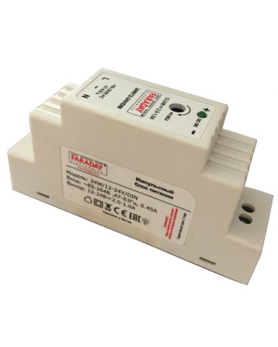 24W/12-24V/DIN. Блок питания. FARADAY в Пскове